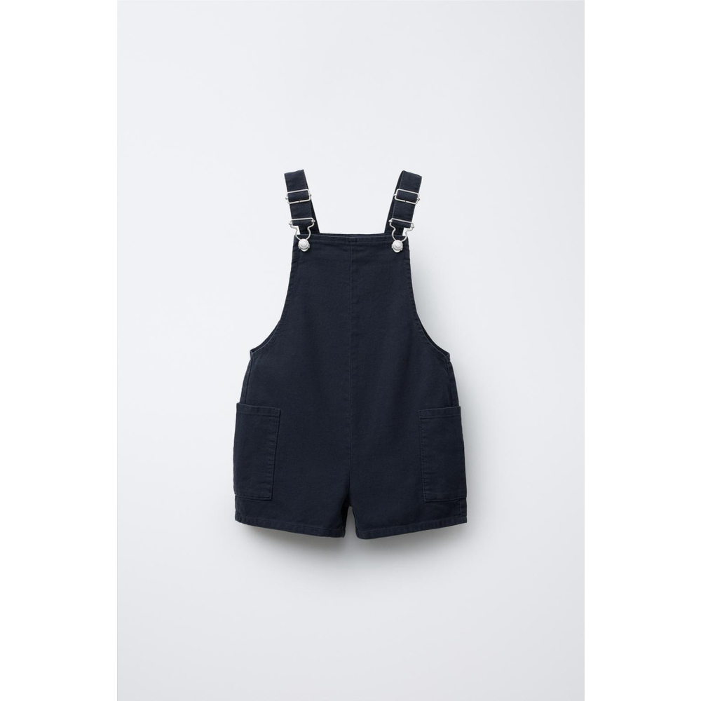 Zara Baby Linen and Cotton Overall Shorts Size 3